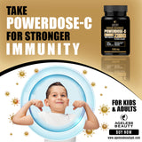 POWERDOSE - C Sodium Ascorbate with ZINC 100 Tablets | For Kids & Adult