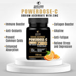 DUO POWERDOSE - C BUNDLE Sodium Ascorbate with ZINC 100 Tablets | For Kids & Adult