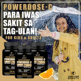 POWERDOSE - C Sodium Ascorbate with ZINC 100 Tablets | For Kids & Adult