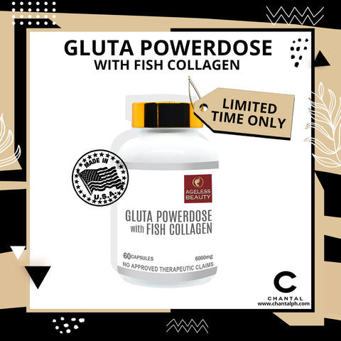 RESELLERS PRICE - AGELESS BEAUTY Gluta Powerdose with FREE SOAP