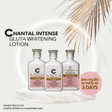 CHANTAL INTENSE Gluta Whitening Lotion Bundle + 1 FREE SOAP