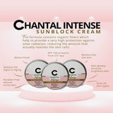 TRIO BUNDLE CHANTAL INTENSE SUNBLOCK Cream Matte Finish 100 gms SPF 100+++