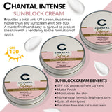 TRIO BUNDLE CHANTAL INTENSE SUNBLOCK Cream Matte Finish 100 gms SPF 100+++